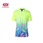 fashion printing running top sport wear polo tshirt sports clothes men