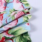 China supplier printed kain katun poplin plain fabric animal cotton textile for blouse