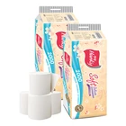 Premium 4 Ply Coreless White Roll Paper Toilet Tissue Roll