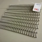 XY-A2412B Mid-shade Cladding Metal Mesh/stainless steel conveyor belt mesh