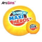 New Custom Polyester Folding Fan Cloth Flying Disc Game Kids Toy