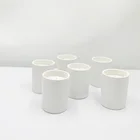 Luxury Home Decor Customized Logo Empty White Black Storage Custom Candle Holder Candle Jars