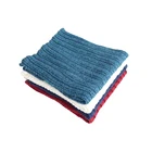 Stylish multi-color plain style knitted warm scarf