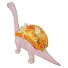 CHRT Kids Animal Dishwasher Safe Biodegradable Ceram Taco Rack Stand Eco-friendly Silicon Taco Holder Set