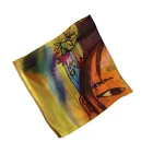 High fashion digital printing satin silk turkey men pashmina scarf