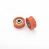 Best quality v groove 4mm bore nylon plastic window pulley with bearing sliding window roller wheels