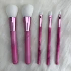 Pink girl new type 5pcs cosmetics beauty facial makeup brush