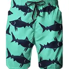 Custom Private Label Fashionable Men Seamless Board Shorts Flag Swim Trunks