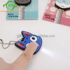 3D Cute Anime Cartoon custom soft pvc silicon key cover
