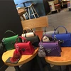 2019 women's rivet handbag fashion matte PVC jelly bag trendy color single shoulder bag ladies