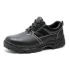 Best-selling low MOQ leather safety shoes basic style steel toe