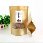 Custom Label Kraft Paper Bags with Zipper