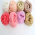 Wool felt material Giant Chunky Merino Wool Yarn Wholesale Wool Roving Yarn For Felting Crafts