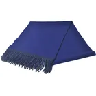 Blue Wool Scarf Blue Phoenix 30% Cashmere 70% Wool Custom Needle Felting Fashion Scarf Women
