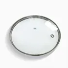 Kitchen food grade cookware accessories stainless steel cooking glass universal pan lid