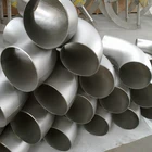 Welding 90 Elbows Pipe Elbow ASME / ANSI B16.9 Grade 2 90 Degree DN150 DN200 Titanium Welded Pipe Elbows