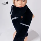 New products 2019 custom women fashion keep warm real rabbit fur scarf scarf