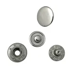 Modern Garment Fastene Custom Logo Jeans No Sew Press Metal Snap Button