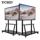 50 inch touch screen 4k LCD infrared touch glass screen and wireless monitor with wall mounted digital TV
