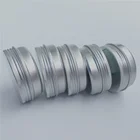 2 Oz 60G Screw Top Round Jars Metal Tin Cans Aluminum Tin Containers