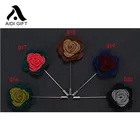 wholesale bulk cheap flower brooch pin men lapel pins for suits