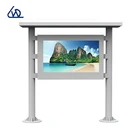 55 inch outdoor lcd kiosk 2500 nits high brightness remote advertising display
