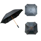 YS-1075 Unique Design Square Surface Double Canopy Strong Windproof Straight Umbrella