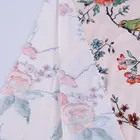 100% rayon digital printed microfiber cloth fabric material with big flower
