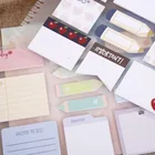 Hot Sale Amazon Sticky Notes Set with Bookmark Index Ruled Notes with tabs color Sticky Note