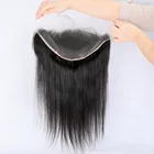 Customize 100% Virgin Brazilian Human Hair Transparent Thin Swiss Lace 13X6 Lace Frontals