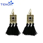 TENOR Fashion Retro Tassels Earrings Jewelry for Women Statement Acrylic Earrings