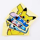 ETIE home decoration car window decal pokemon pikachu pvc cartoon uv printing wall refrigerator sticker