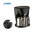 low price Drip coffee maker electric coffee maker with two matching cups