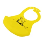 Cheap custom logo printed silicone baby bibs on wholesale