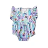 High Quality Baby Clothes New Arrival Infant Toddler Floral Ruffle Casual Wearing Baby Rompers Suitable 0-24months