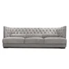 Super luxury high back buttoned modern so luxury exclusive sofas , high wing back sofa , luxury leather furniture