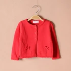 New baby clothes cardigan pure cotton baby sweater baby girl coat
