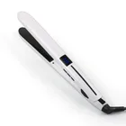 WOW X-833 Wholesale Custom LOGO Diamond Ceramic Hair Straightener Professional Crystal Hair Flat Iron