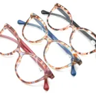 Designer Plastic Fashion Frame Wholesale Designer Custom Blue Light Blocking UV Readng Glasses