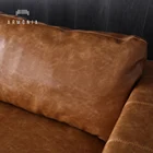 Eourope style leather 3 seaters sofa set designs for living room