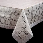 wholesale high quality Promotion custom size pvc lace banquet table cloth