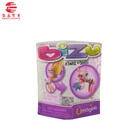 custom stand up pouch small toy beads plastic bags chinese manufacturer