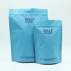 Custom printed plastic side seal bag, resealable grip seal zipper bag for food