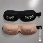 J072 small moq Customized Sleeping Eye Mask /eyelash printed mask