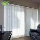 Modern design decorative blackout polyester fabric vertical blinds