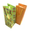 OEM Gift Craft Shopping White Kraft Paper Bag Custom Colorful With Handle
