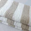 Stripe garment 100% pure fabrics yarn dyed linen