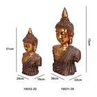 Wholesale Figurines Bust Buddha Sculpture Resin Figurine Craft