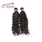 100% cuticle aligned hair nature wave 10a grade unprocessed wholesale virgin Indian water wave hair extension