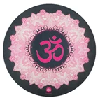 CYCHOS shanghai Natural organic non-toxic sustainable round suede rubber yoga mats